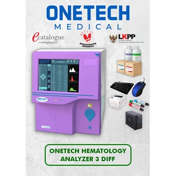 onetech hematology analyzer 3 diff + printer + control + ups
