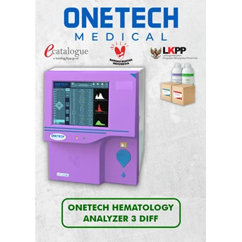 ONETECH Hematology Analyzer 3 Diff + Reagen