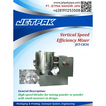 vertical speed efficiency mixer JET-CH36