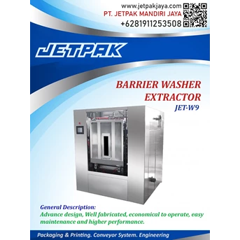 barrier washer extractor JET-W9