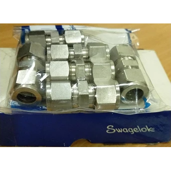 Union Straight Fitting Reducing SWAGELOK Tube OD T1/2TX3/8 SS-810-6-6