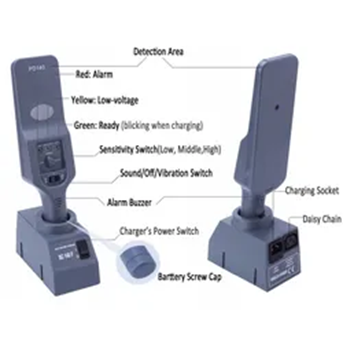 handheld metal detector body scanner pd140-3