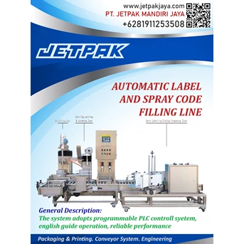 Automatic Label And Spray Code Filling Line