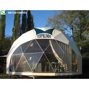 tenda glamping dome untuk wisata puncak