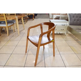 kursi duduk casual minimalis desain elegant kerajinan kayu-2