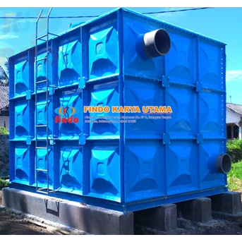 toren air / produksi tangki air fiberglass 001-1