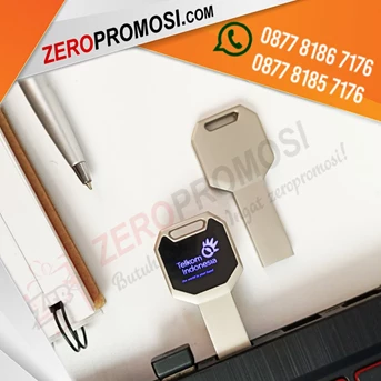 Promosi Flashdisk USB Metal LED FDMT28