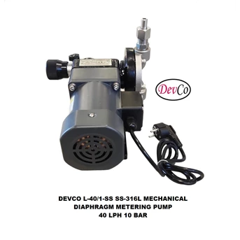 pompa dosing l-40-1-ss mechanical diaphragm metering pump-40 lph 10bar-1