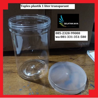 toples plastik 1 liter transparant surabaya-1