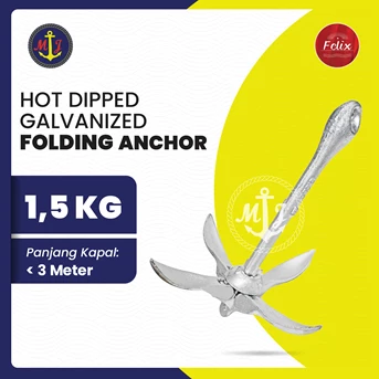HOT DIPPED GALVANIZED FOLDING ANCHOR