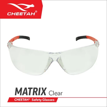 Cheetah Safety Glasses Matrix Clear Kacamata