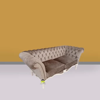 Sofa Gray Canyon Desain Elegant Kerajinan Kayu