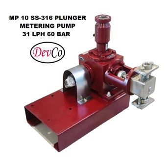 Pompa Dosing MP13160 SS-316 Plunger Metering Pump - 31 LPH 60 Bar