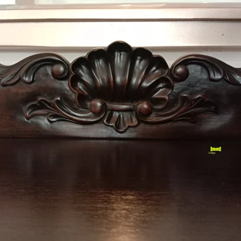 kabinet classy style motif ukiran bunga kerajinan kayu-1