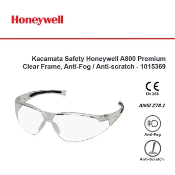 Kacamata Safety Honeywell A800 Premium Clear Frame - 1015369