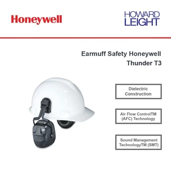 Earmuff Safety Honeywell Thunder T3 ( Tanpa Helmet / Helm )
