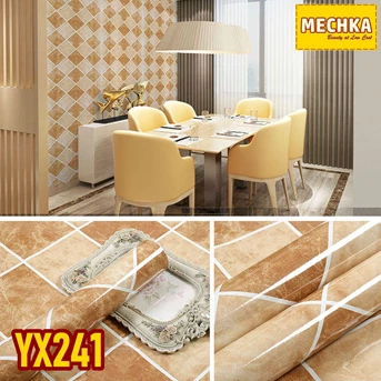 YX241 - PVC Sheet Non Marmer Pelapis Furnitur, Meja, Kitchen Set dll