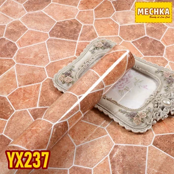 yx237 - pvc sheet non marmer pelapis furnitur, meja, kitchen set dll