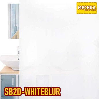 sb2d-whiteblur glass sheet stiker kaca sandblast 2d polos textured