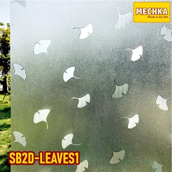 sb2d-leaves1 glass sheet stiker kaca sandblast 2d patterned