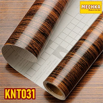 KNT031 - Motif Kayu Non Tekstur Stiker Pelapis Furniture, Lemari dll