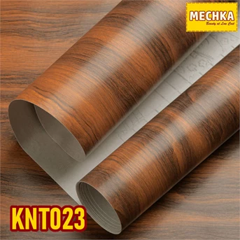 KNT023 - Motif Kayu Non Tekstur Stiker Pelapis Furniture, Lemari dll
