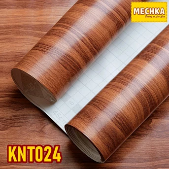 knt024 - motif kayu non tekstur stiker pelapis furniture, lemari dll
