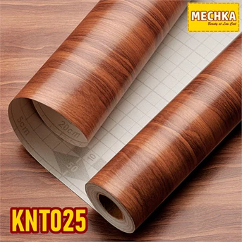 KNT025 - Motif Kayu Non Tekstur Stiker Pelapis Furniture, Lemari dll