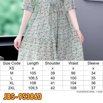 jbs-95386d dress wanita / pakaian / terusan perempuan / cewe / cewek-1