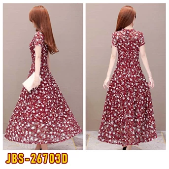 jbs-26703d dress wanita / pakaian / terusan perempuan / cewe / cewek-5