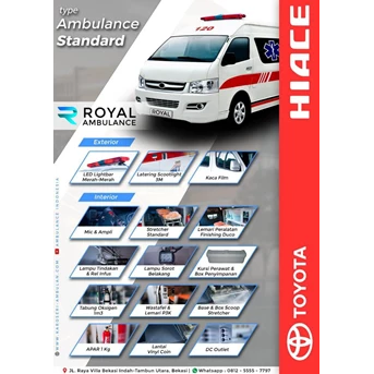 modifikasi ambulance hiace type standart