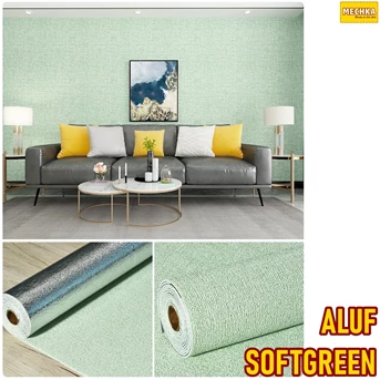 ALUF-SOFTGREEN - PET Foam Alumunium 3D Sheet Pelapis Dinding