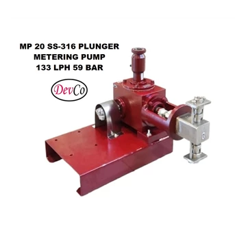 pompa dosing mp213359 ss-316 plunger metering pump - 133 lph 59 bar