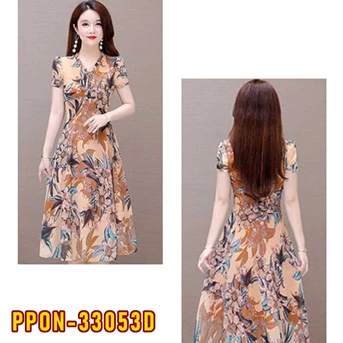 ppon-33053d dress wanita / pakaian / terusan / gaun perempuan / cewek-3