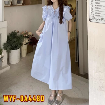 WYF-0A448D Dress Wanita / Pakaian / Terusan / Gaun Perempuan / Cewek