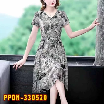 ppon-33052d dress wanita / pakaian / terusan / gaun perempuan / cewek-5
