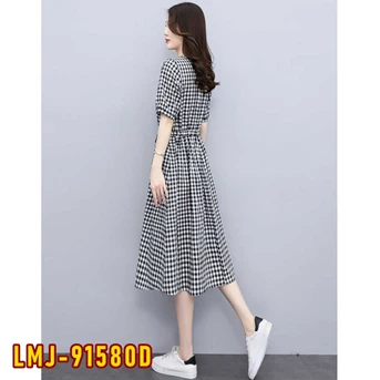 lmj-91580d dress wanita / pakaian / terusan / gaun perempuan / cewe /-5