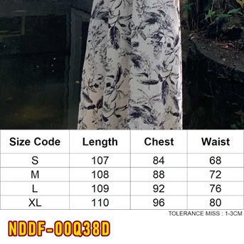 nddf-00q38d dress wanita / pakaian / terusan / gaun perempuan / cewe /-1