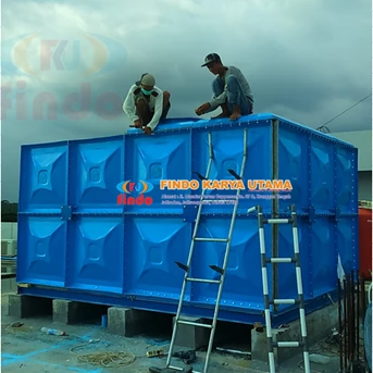 toren air / produksi tangki panel fiberglass 0013-1