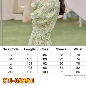 xtj-06576d dress wanita / pakaian / terusan / gaun perempuan / cewek-1