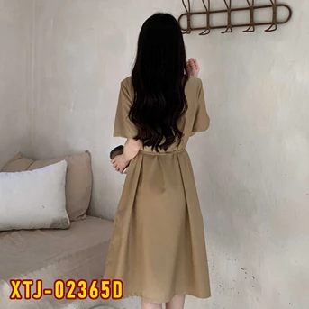 xtj-02365d dress wanita / pakaian / terusan / gaun perempuan / cewek-5