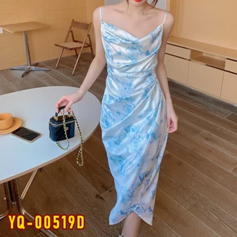 yq-00519d dress wanita / pakaian / terusan / gaun perempuan / cewe-3
