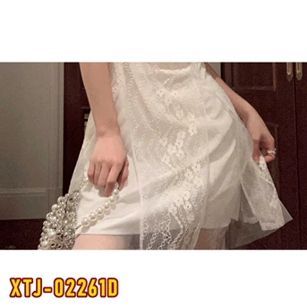 xtj-02261d dress wanita / pakaian / terusan / gaun perempuan / cewe /-3