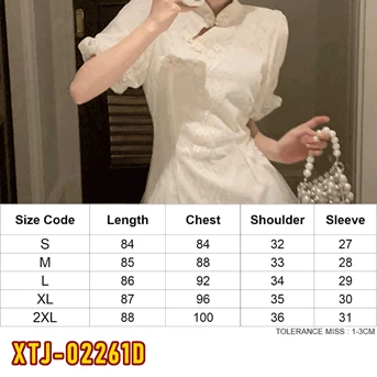 xtj-02261d dress wanita / pakaian / terusan / gaun perempuan / cewe /-5