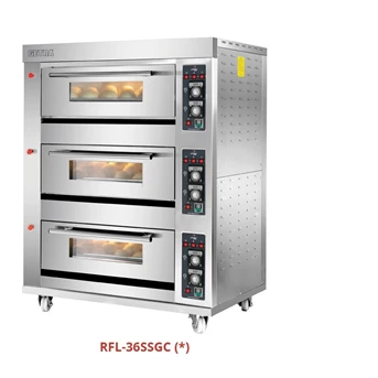 GETRA GAS BAKING OVEN RFL-36SSGC / OVEN ROTI 3 DECK 6 LOYANG GEA