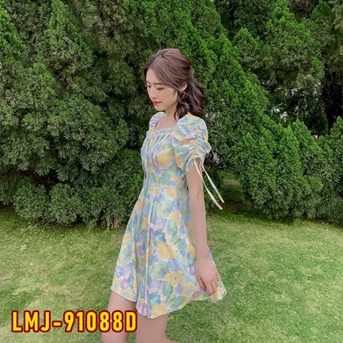 lmj-91088d dress wanita / pakaian / terusan / gaun perempuan / cewek-3