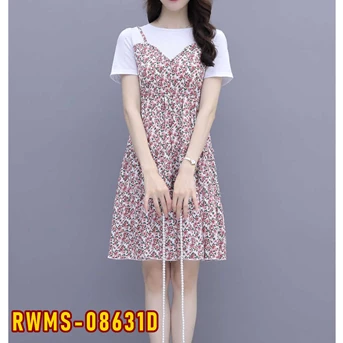 rwms-08631d dress wanita / pakaian / terusan / gaun perempuan / cewek-6