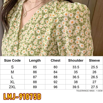 LMJ-91075D Dress Wanita / Pakaian / Terusan / Gaun Perempuan / Cewek