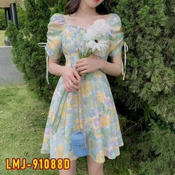 lmj-91088d dress wanita / pakaian / terusan / gaun perempuan / cewek-2
