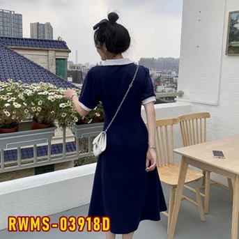 rwms-03918d dress wanita / pakaian / terusan / gaun perempuan / cewek-4